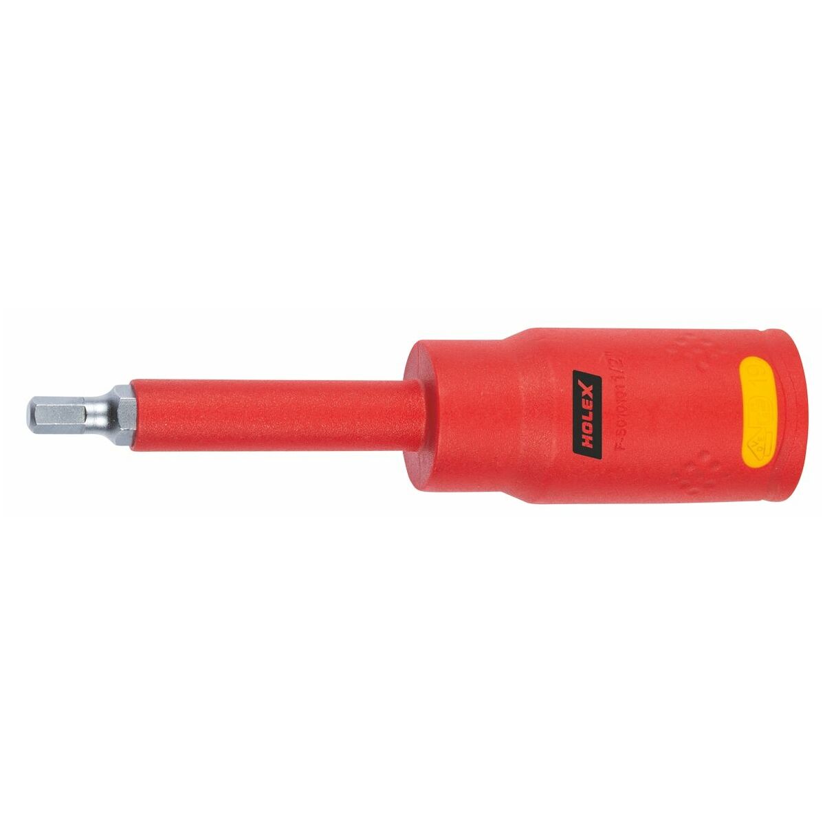 Đầu khẩu 1/2 lục giác 8mm dài 116,5mm Holex cách điện 1000V Đầu khẩu 1/2 lục giác 8mm dài 116,5mm Holex cách điện 1000V